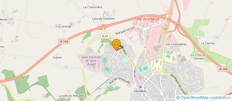 localisation de l'entreprise 519 373 815   CHATELAUDREN-PLOUAGAT