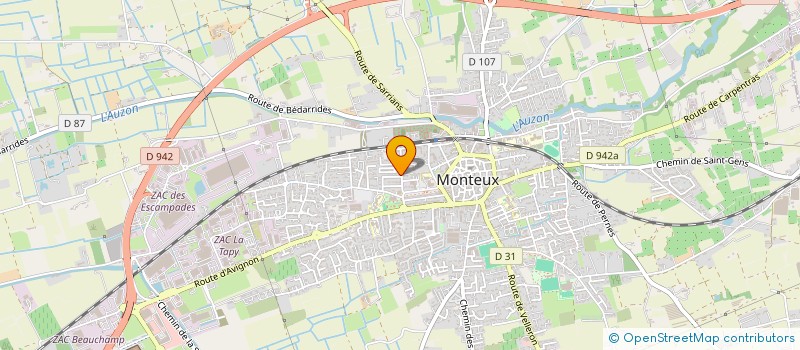 localisation de l'entreprise 519 401 806   MONTEUX