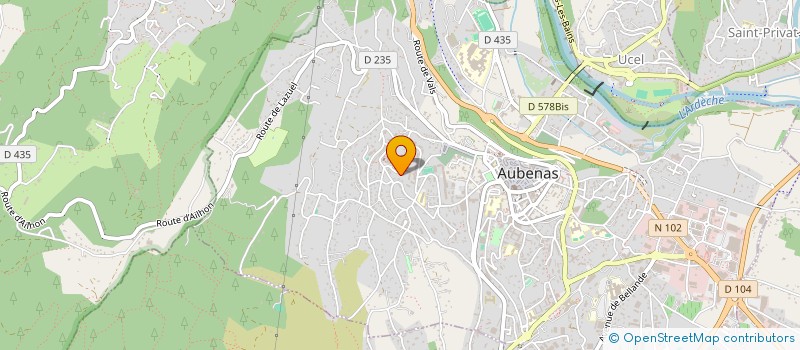 localisation de l'entreprise 519 408 041   AUBENAS