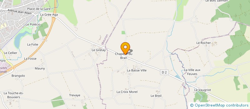 localisation de l'entreprise 519 410 658   MAURON