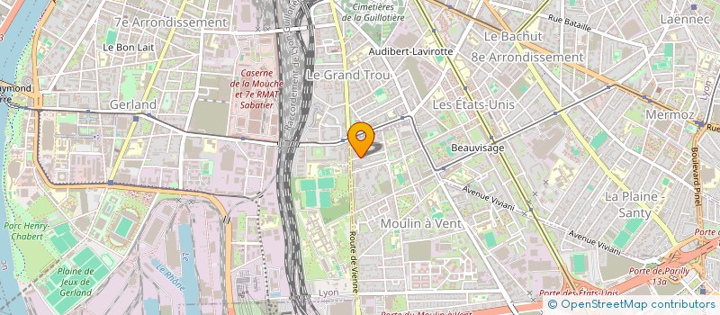 localisation de l'entreprise 519 424 493   VENISSIEUX