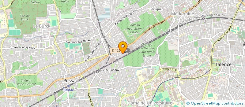 localisation de l'entreprise 519 433 981 à PESSAC