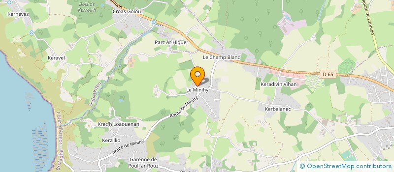 localisation de l'entreprise 519 437 982 à LANNION