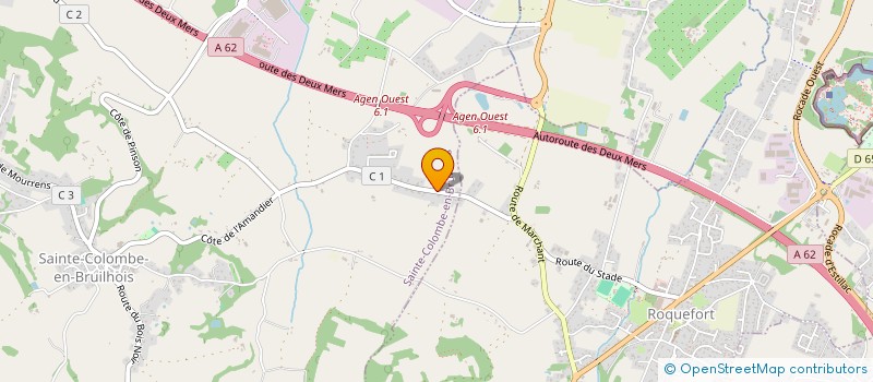 localisation de l'entreprise 519 470 983   LA SALVETAT-PEYRALES