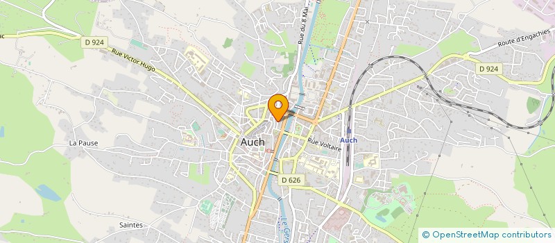 localisation de l'entreprise 519 496 715 à AUCH