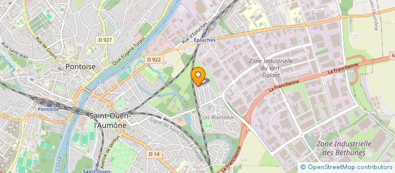 localisation de l'entreprise 519 503 411   SAINT-OUEN-L'AUMONE