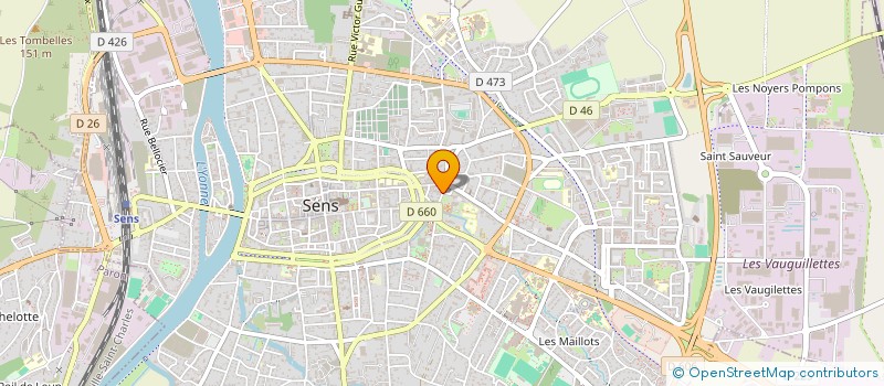 localisation de l'entreprise 519 505 515   SENS