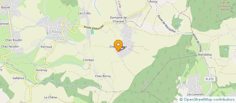 localisation de l'entreprise 519 516 918   CHOISY