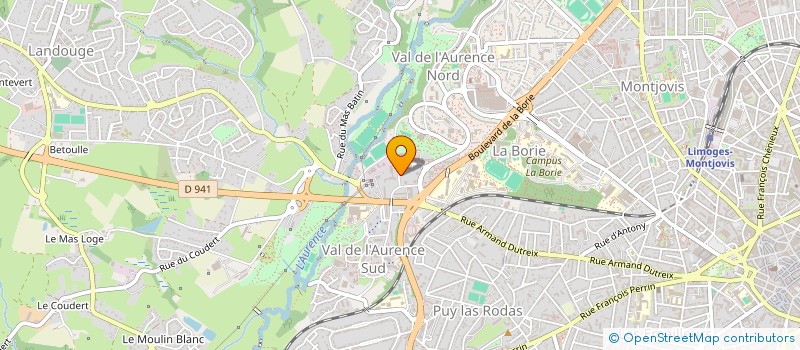 localisation de l'entreprise 519 520 639  à LIMOGES