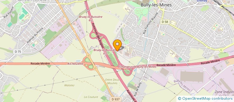 localisation de l'entreprise 519 542 849  à BULLY-LES-MINES