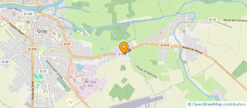 localisation de l'entreprise 519 547 384   ANCIER