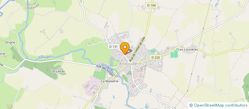 localisation de l'entreprise 519 556 401   ANDOUILLE