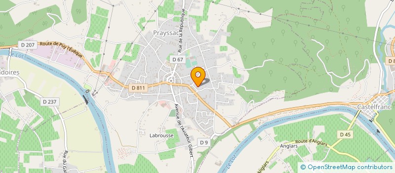 localisation de l'entreprise 519 569 180   PRADINES