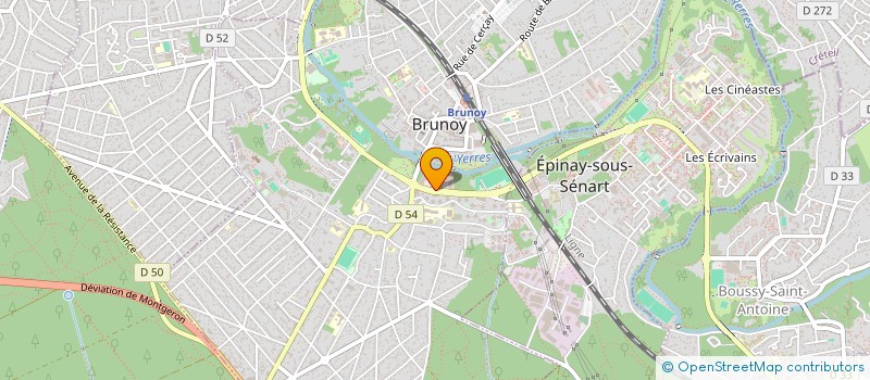 localisation de l'entreprise 519 571 418 à BRUNOY