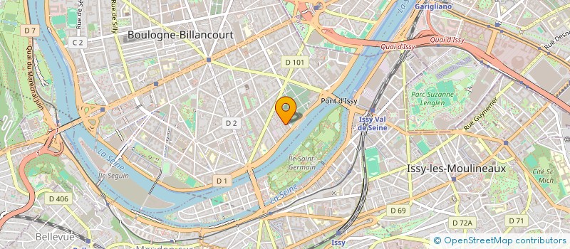 localisation de l'entreprise 519 584 247   BOULOGNE-BILLANCOURT