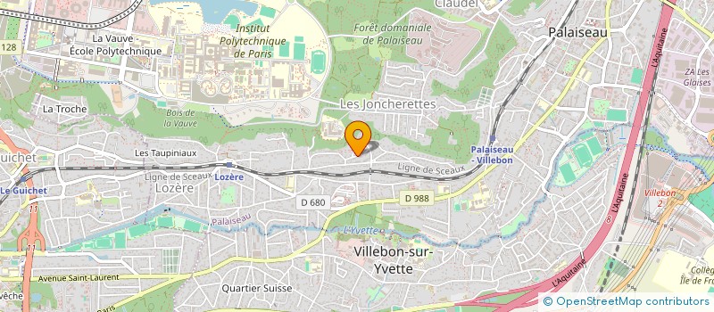localisation de l'entreprise 519 593 131 à PALAISEAU