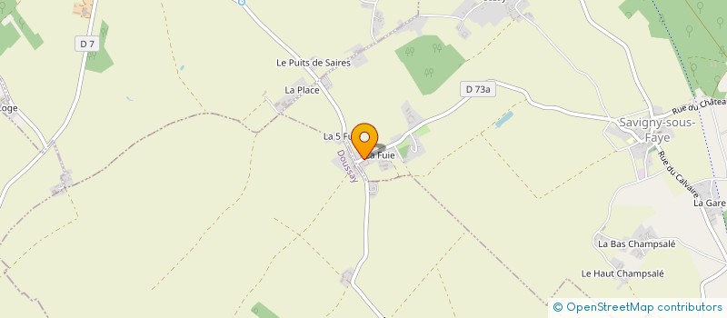 localisation de l'entreprise 519 608 558   SAVIGNY-SOUS-FAYE