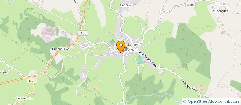 localisation de l'entreprise 519 656 557 à SAINT-MAMET-LA-SALVETAT