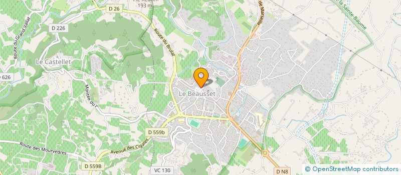 localisation de l'entreprise 519 660 377   LE BEAUSSET