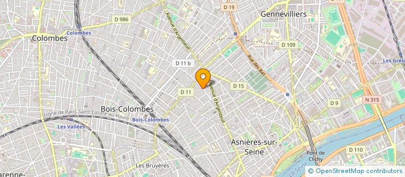 localisation de l'entreprise 519 663 876   ASNIERES-SUR-SEINE