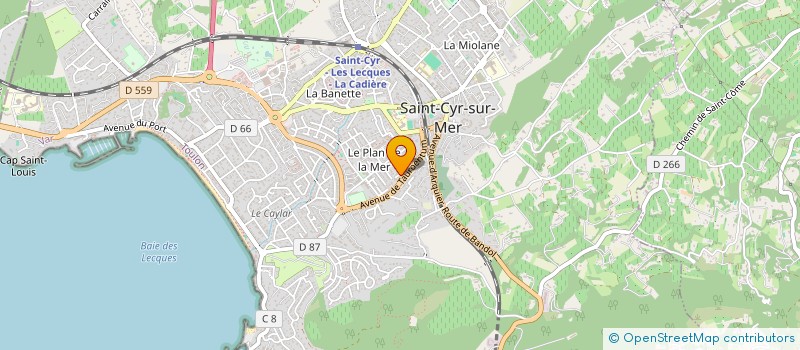 localisation de l'entreprise 519 682 264  à SAINT-CYR-SUR-MER
