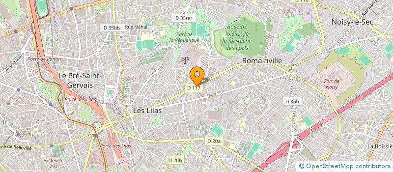 localisation de l'entreprise 519 695 951   THIAIS