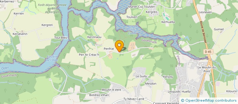 localisation de l'entreprise 519 725 915   GOUESNACH