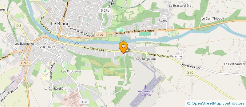 localisation de l'entreprise 519 751 341 à LE BLANC