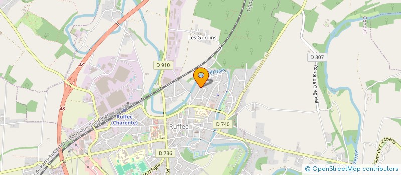 localisation de l'entreprise 519 753 545   RUFFEC