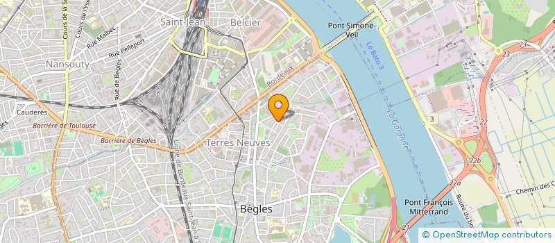 localisation de l'entreprise 519 761 746  à BEGLES