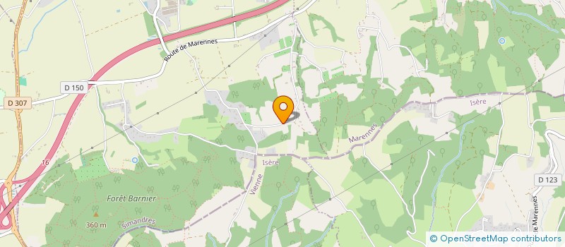 localisation de l'entreprise 519 770 606   CONDRIEU