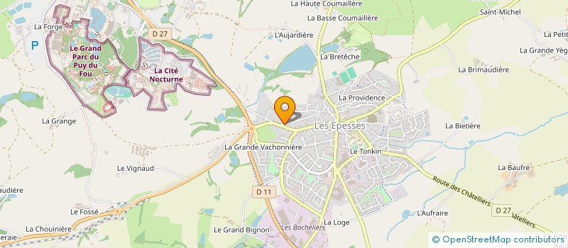 localisation de l'entreprise 519 795 207   LES EPESSES