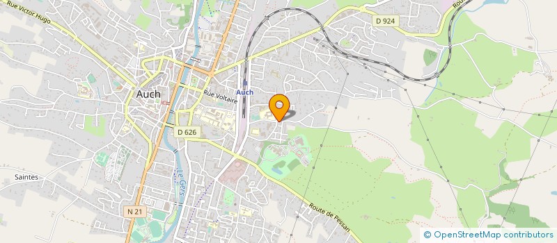 localisation de l'entreprise 519 840 409   AUCH
