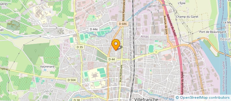 localisation de l'entreprise 519 841 647   VILLEFRANCHE-SUR-SAONE