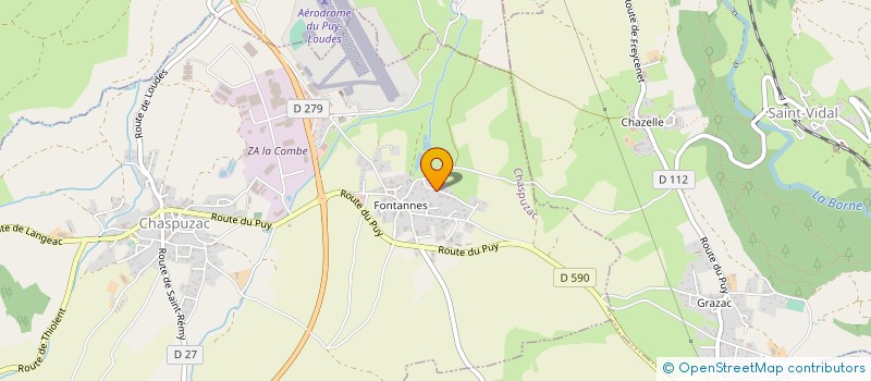 localisation de l'entreprise 519 874 507   CHASPUZAC