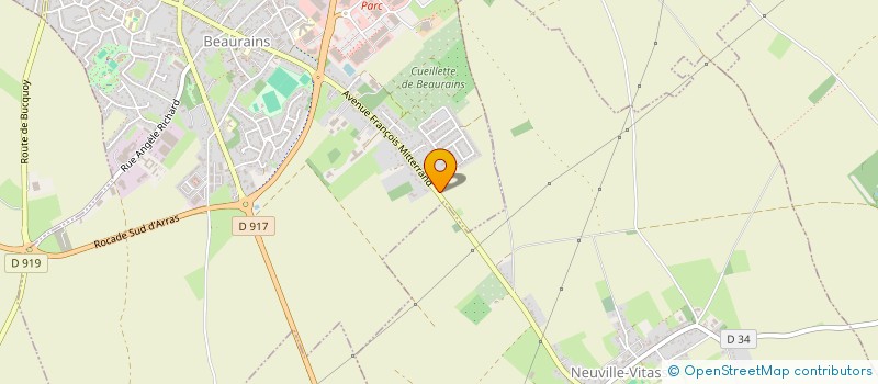 localisation de l'entreprise 519 942 668   BEAURAINS