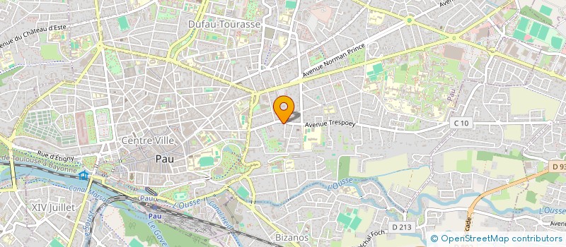localisation de l'entreprise 519 957 310  à PAU