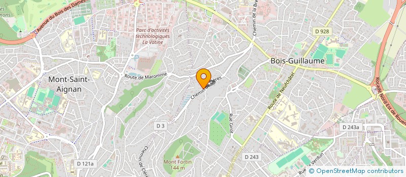 localisation de l'entreprise 519 999 114  à BOIS-GUILLAUME