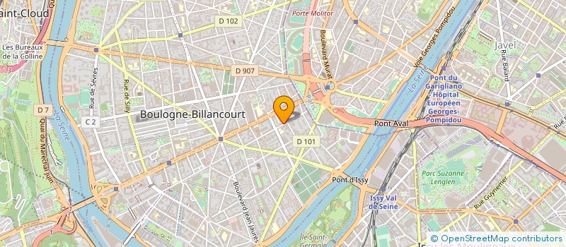 localisation de l'entreprise 52 BIS PRODUCTIONS à BOULOGNE-BILLANCOURT