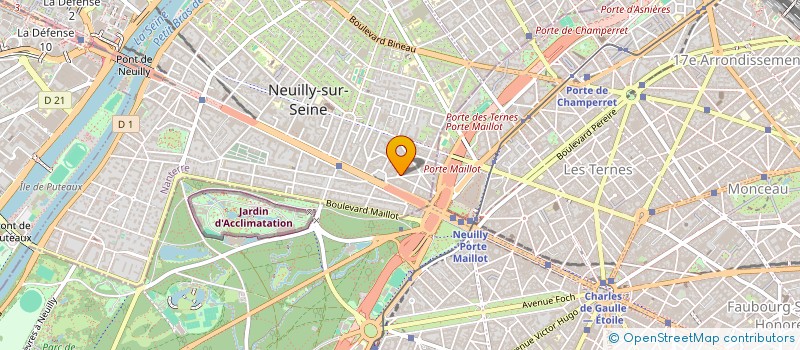 localisation de l'entreprise 52 SABLONVILLE à NEUILLY-SUR-SEINE