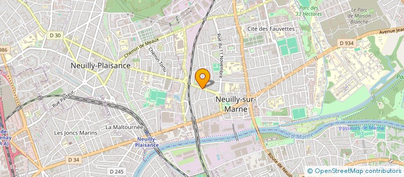 localisation de l'entreprise 520 015 470 à GAGNY