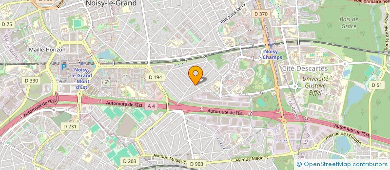 localisation de l'entreprise 520 022 344   NOISY-LE-GRAND