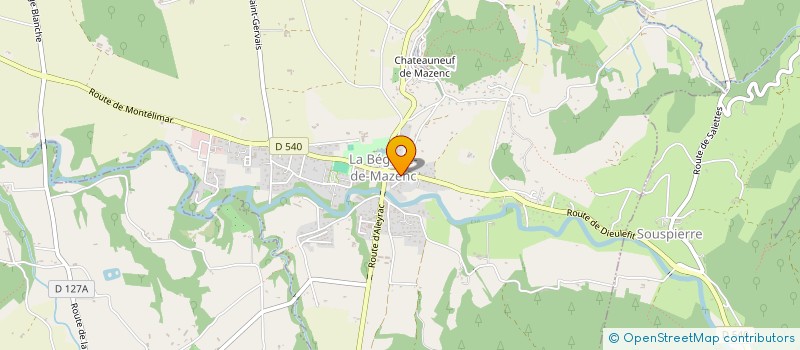 localisation de l'entreprise 520 023 052   LA BEGUDE-DE-MAZENC
