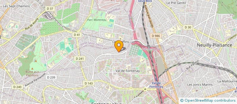 localisation de l'entreprise 520 027 491  à FONTENAY-SOUS-BOIS