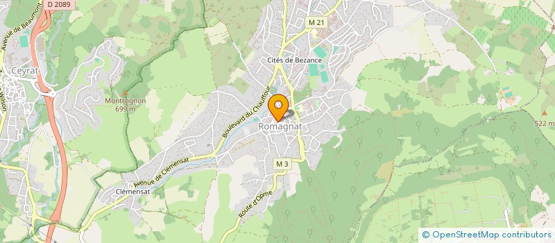 localisation de l'entreprise 520 028 580   CLERMONT-FERRAND