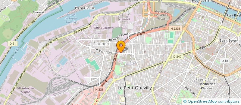 localisation de l'entreprise 520 032 392 à PETIT QUEVILLY (LE)