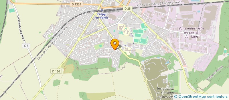 localisation de l'entreprise 520 039 132   CREPY-EN-VALOIS