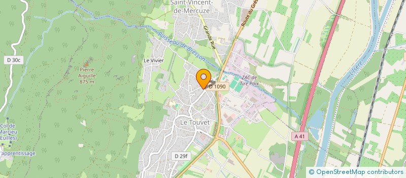 localisation de l'entreprise 520 076 472   LES ABRETS EN DAUPHINE