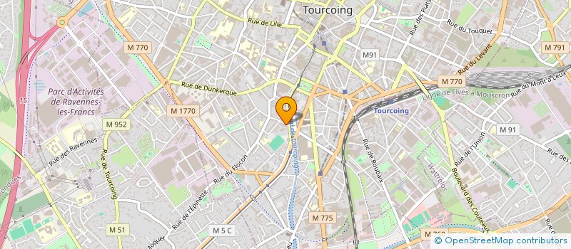 localisation de l'entreprise 520 082 421   TOURCOING