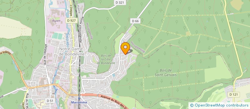 localisation de l'entreprise 520 089 509   NOTRE-DAME-DE-BONDEVILLE